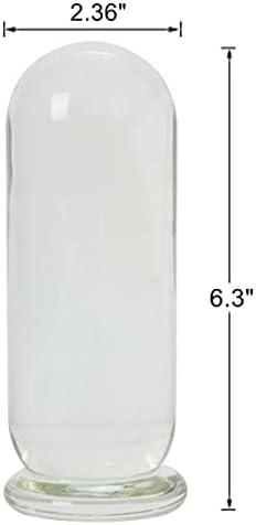 6.3" Huge Round Glass Butt Plug Large Crystal Anal Plug Anal Masturbation Butt Expander Anal Sex Toy