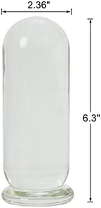 6.3" Huge Round Glass Butt Plug Large Crystal Anal Plug Anal Masturbation Butt Expander Anal Sex Toy