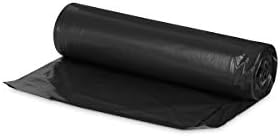 Earthsense Commercial RNW4050 Can Liner 33x39, 31-33 Gal, 1.25 mil, Black, (Case of 100)