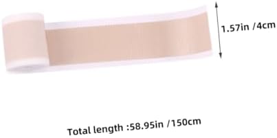 FRCOLOR Breathable Skin Color Silicone Scar Tape Roll 4cm X 150cm Waterproof Self-Adhesive Scar Patch and Tattoo Concealment Wear-Resistant for Sensitive Skin