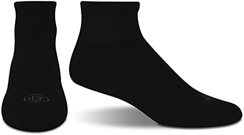 Doctor's Choice Diabetic Socks for Men Super Soft, Non Binding - Loose Wide Top Diabetic Ankle Socks for Men 4 Pairs