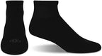 Doctor's Choice Diabetic Socks for Men Super Soft, Non Binding - Loose Wide Top Diabetic Ankle Socks for Men 4 Pairs