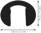 KOMBIUDA Eyeglass Nose Pads Silicone Non-Slip Anti-Slip Nose Cushions for Glasses Accessories Comfortable Grips Replacement Pads for Eyewear
