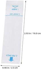 Disposable Probe Protective Covers 100Pcs White Paper Tip Sleeves Protective Films for Oral and Rectal Use in and Health Monitoring