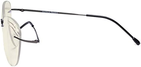 Eyekepper Rimless Progressive Glasses Multifocus Readers Blue light Filter Pilot Reading Eyeglasses Women