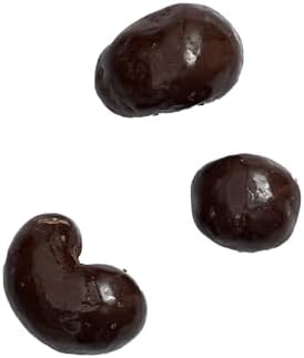 Dark Chocolate Covered Cashews, 2 Pound Bulk Bag, Chocolate Covered Nuts, The Hampton Popcorn & Candy Company