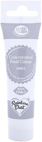 Rainbow Dust ProGel Concentrated Paste Food Colouring - Grey