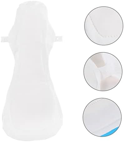 FOMIYES 3Pcs Reusable Sanitary Pad Washable Mama Cloth Period Pads Reusable Menstrual Pads Cotton Absorbent Panty Liners Incontinence Pads Feminine Pads for Women Girls 270mm