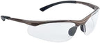 Bollé Safety 40047, Contour Safety Glasses, anti-scratch, grey black frame, ESP Lenses