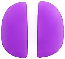 Kids Eyeglass Nose Pads,Soft Silicone Children Plug-in Glasses Nose Pieces Anti-Slip Nose Guards,Comfortable Replacement Repair Kits Parts (Purple)