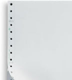 Staples Computer Paper, 9 1/2" x 11", Perforated, Blank White, 15lb, 3,200/Box, For Office, School & Home