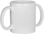 HealthGoodsIn Dual Handle Mug (Double Grip Mug) to Aid Tremors, 11.83 US Fl. Oz. (350 Ml), (White)