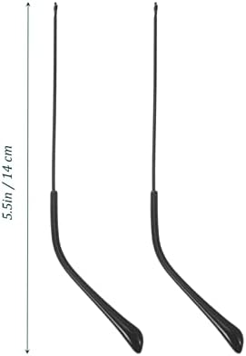 iplusmile Universal Metal Glasses Leg Accessories Replacement Temples for Eyeglasses Sunglasses Arms with Non-Slip Design Comfortable Fit Easy Installation 5.51 Inch