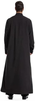 Adhdyuud Men Muslim Jubba Thobe Islamic Ramadan Abaya Dress Long Robe Saudi Dubai Arab Caftan