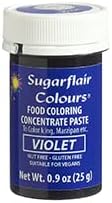 Sugarflair Food Coloring Concentrate Paste, 25 Grams Violet