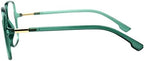 Shiratori Woman's New Retro Blue Light Blocking Glasses Oversized Nerd Eyeglasses Frame Anti Blue Ray Computer Game Glasses Green