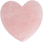 8 Piece Handmade Natural Rose Quartz Scraping Board Scraping Massage Tool Scraping Board GuaSha Facial Tool Set Facial Skin Care,Heart Shape 02