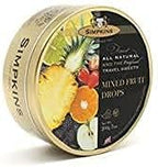 Simpkins Travel Sweet, Mixed Fruit Drops, One 200g Tin