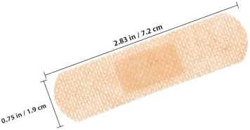 Waterproof Silicone Gel Bandages for Wound Care, Breathable Finger Hemostatic Patches, Skin Tone 72x19mm, 40pcs Suitable for Finger Wounds and First Aid