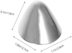Beaupretty 3 Pairs Metallic High Heel Tip Caps Boot Protector Shoe Toe Guards Pointed Covers for High Heels Repair and Decoration in Gold Silver Gunmetal