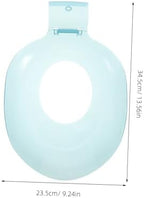 Sitz Bath Basin Lid for Toilet Seat Portable Postpartum Care Bath for Women for Hemorrhoids Relief Sturdy Plastic Design