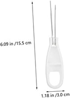 2pcs Button Assist Tool Durable Zipper Puller for Easy Dressing for Mobility and Seniors Wear-Resistant and Convenient Clothing Accessory