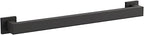 KOHLER K-23294-BL Square 18 Inch Grab Bar, Installation Hardware Included, 300lb Capacity, Matte Black
