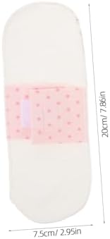 FOMIYES 3Pcs Washable Sanitary Pads Breathable Cotton Menstrual Liners for Women Comfortable Discreet Period Supplies for Daily Use and Postpartum Care