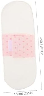 FOMIYES 3Pcs Washable Sanitary Pads Breathable Cotton Menstrual Liners for Women Comfortable Discreet Period Supplies for Daily Use and Postpartum Care