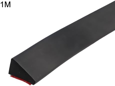Silicone Slope Climbing Strip for Sweeping Robot — Flexible Threshold Ramp with Self-Adhesive Backing, Non-Slip Water Retaining Strip for Bathroom & Door Transitions(Black)