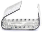 QWORK Seals for 1/2" Strap Width Steel Strapping, 500 Pcs Metal Clips for Firmly Securing Packaging and Pallet Banding, Fix Large and Medium-sized Loads for Storage and Transportation