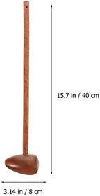 2pcs Wooden Massage Hammer Solid Wood Massaging Tools for Relaxation and Muscle Relief Scalp and Trigger Point Therapy