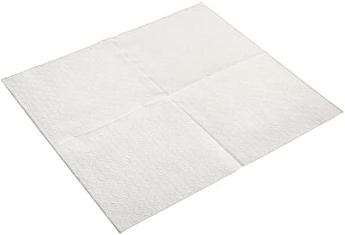 AmazonCommercial 1-Ply White Disposable Lunch Napkins for Restaurants and Events, Party Napkins, 250 Napkins per Pack (12 Packs), 12 x 12 Sheet