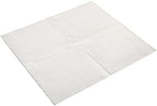 AmazonCommercial 1-Ply White Disposable Lunch Napkins for Restaurants and Events, Party Napkins, 250 Napkins per Pack (12 Packs), 12 x 12 Sheet