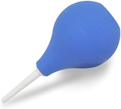 Anal Douche Enema Bulb Vaginal Douche Enema Cleaner for Women’s or Man’s Health -for Water or Coffee Colon Cleansing, Detox and Constipation (Blue, 7.4Ounce)