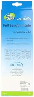 Silipos SoftZone 4014 Full Length Foot Insole - Medium, Latex-Free, Hypoallergenic Multi-Density Silicone Foot Cushion