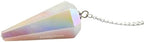 Amazing Gemstone Angel Aura Rose Quartz Crystal Pendulum for Divination - Certified Dowsing Crystals, Healing Stones for Chakra Balancing, Meditation - Enhance Reiki Spiritual Growth