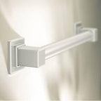 Moen YG8818CH Bathroom Safety 18-Inch Stainless Steel Modern Bathroom Grab Bar, Chrome