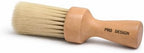 Pro Design Professional Barber Neck Duster Brush with Soft Bristles, Wooden Handle, for Hair Styling and Grooming (1 Pack)