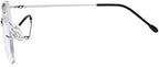 Eyekepper Frameless Reading Glasses for Men Reading - Rectangle Rimless Reader Eyeglasses Silver +1.50