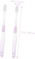 Pregnant Women Toothbrush Set 2pcs, Soft Bristles Toothbrush for Maternal Women, Sensitive Gums Care, Oral Hygiene for Pregnancy and Postpartum Use Random Style