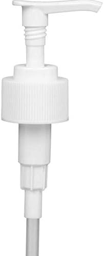 Speak Naturals White Soap and Lotion Pump, Fits Most 32oz Castile Soap Bottles, 28/410 Neck, 5cc Dispensed Per Pump (2 Pack)