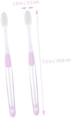 FUOYLOO Pregnant Women Toothbrush 2pcs Set Soft Bristle Manual Toothbrushes for Oral Care and Tooth Cleaning Supply Suitable for Maternal Women and Postpartum Use Random Style