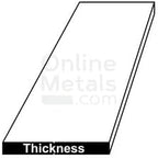 304 Stainless Steel Sheet, #4 Brushed Finish, Annealed, ASTM A240/ASME SA240, 0.03" Thickness, 24" Width, 24" Length, 22 Gauge, OnlineMetals