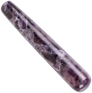Natural Rose Quartz Yoni Wands Jade Crystal Massage Wand Massage Stone Guasha Tool,Amethyst
