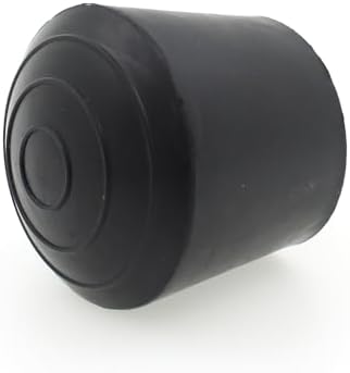 Lifeswonderful 16x Rubber Furniture Leg Tips Feet Ferrules Caps Stoppers - Sizes from ⅜ to 1⅛ inch - Ideal for Tables & Chairs (1 inch - 25mm, Black)