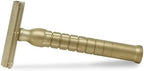 The Goodfellas’ Smile Bayonetta CNC‑Machined 100 % Brass Double‑Edge Safety Razor – Precision Comfort Shave Design, Sand‑Blasted Satin Finish, Crafted in Italy