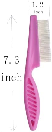 zYoung Stainless Steel Fine Tooth Comb, Dandruff Comb, Remover Scalp, Professional Grooming Tool Dandruff Remover