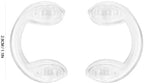 20 Pairs U-Shape Silicone Nose Pads Anti-Slip Eyeglass Nose Pads Soft Comfort Fit Glasses Repair Accessories