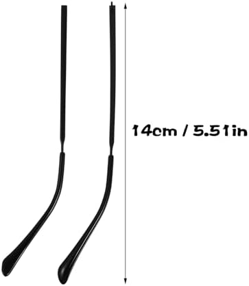 Hemobllo Universal Glasses Arm Replacement Pair 5.5 Inch Metal Temple Legs for Eyeglass Frame Repair and Sunglasses Accessories
